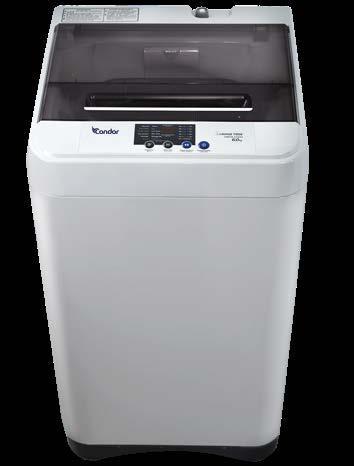TOP LOADING CWF06-H1SG2 Washing capacity (kg) 6 Color Spin speed Programs 7 Standard Delicate Super clean Eco Washing Tiède Fast Air drying Features and Functions Washing + Spinning Drum cleaning