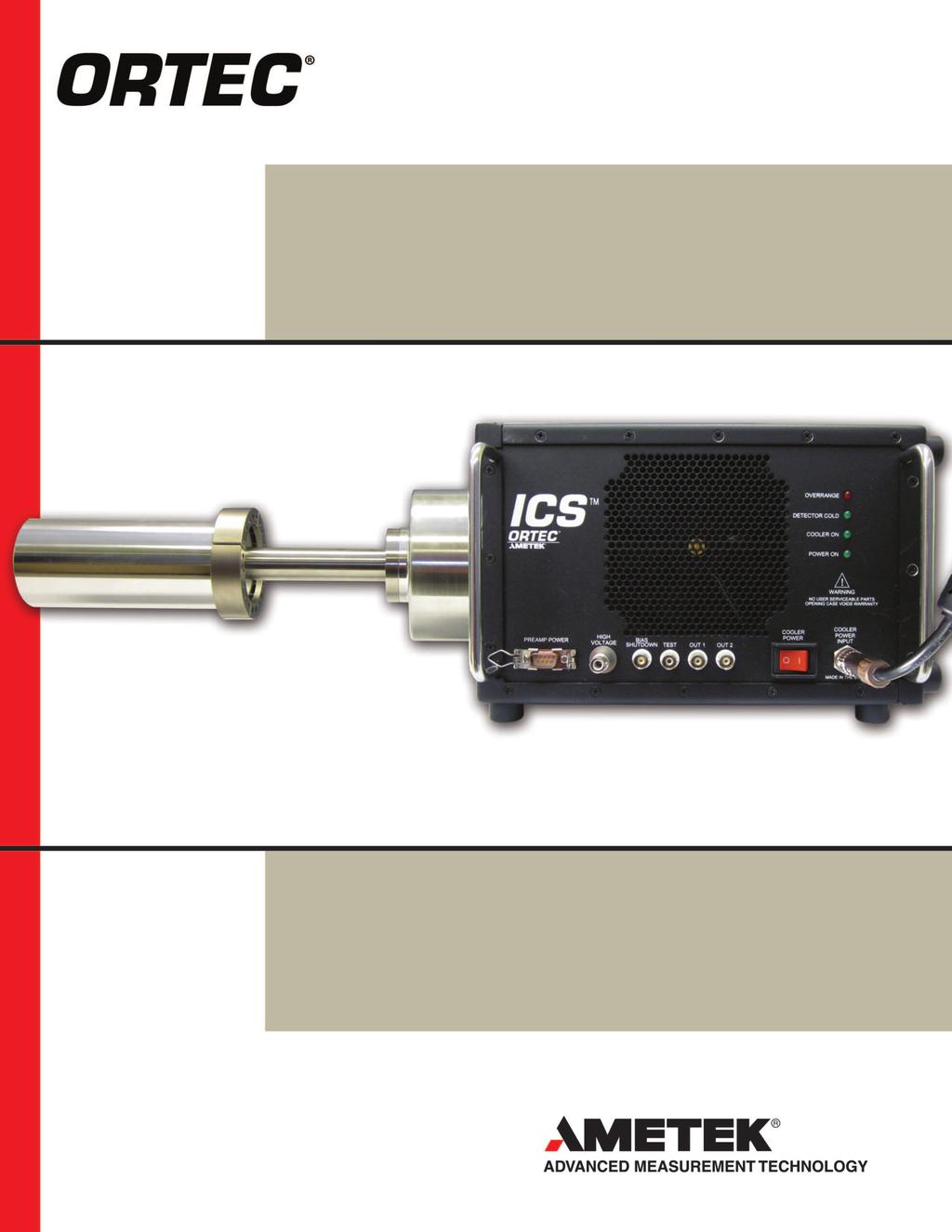 ICS Integrated Cryocooling System Premium detector resolution and LN 2