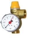 Heat Exchangers Components Pressure Relief Valve w pressure gauge 314460 Relief Valve 600kPa w Gauge An essential component for closed loop circuit to provide pressure reading and a safety relief at