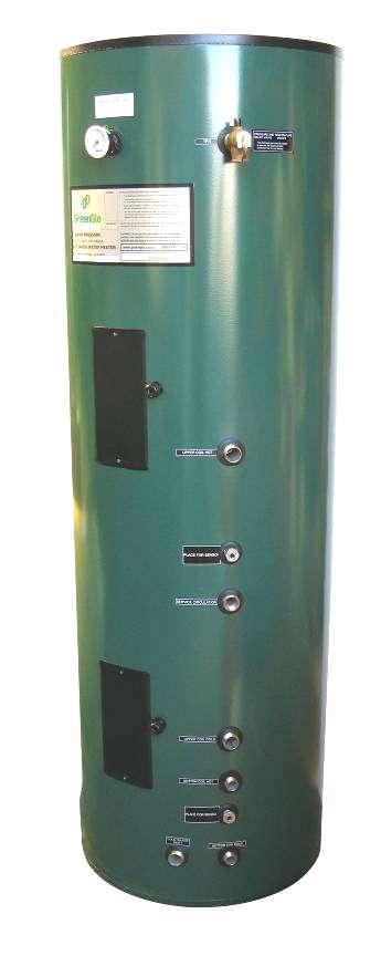 Max Heat Exchangers Mains Pressure Cylinder All Max storage cylinders come standard with: Duplex Stainless Steel inner tank, Single or Double 20m-25mm Heat Exchange Coils, Galvanised outer casing for