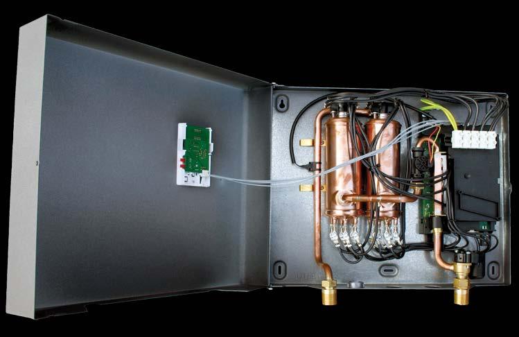 Wiring block Copper Heater Flow sensor Temperature sensors Electronic control module Tempra Advanced Flow Control (Plus models) Water filter We ve Been Introducing Advanced Technology Since 1924
