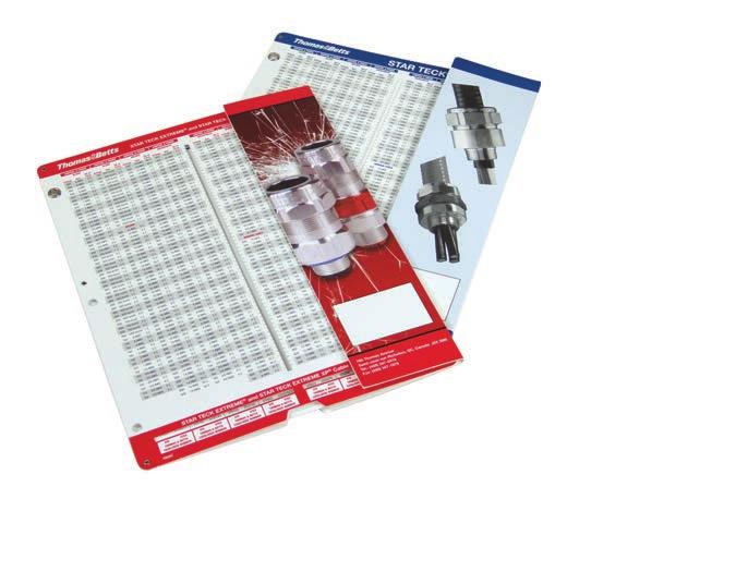 Fitting Selectors Accessories Identifying the correct fitting is made easy with Thomas & Betts fitting selectors.