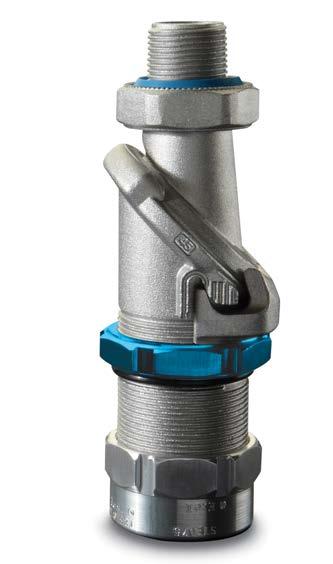 truly adjustable, range-taking fitting. Compared to traditional 90-degree termination methods, the STAR TECK EXTREME DIRECTOR TM fitting adjusts from 90 to 180 degrees.