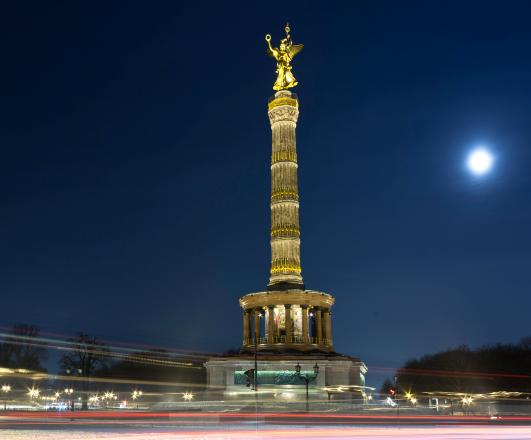 Victory Column Originally erected between 1864 and 1873 to commemorate famous victories in wars against Denmark, Austria and France, the Victory Column (Siegessäule) was extended to its current
