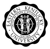 1 Eastern Kentucky University Animal Facility Disaster Plan [4 th Floor Moore