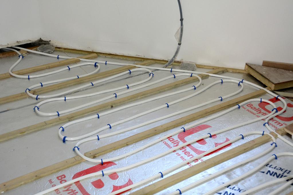 Wet heating systems are most easily installed where the floor can be pulled up and then put back into place for this reason, it may be best suited to extensions or new builds.