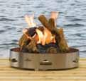 outdoor gas fireplaces, patio heaters, an outdoor gas fire pit and