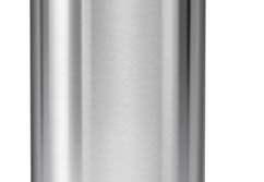 Our stainless steel slim pedal bin is a space-efficient shape