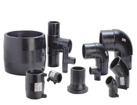 Fittings: Electro Fusion Mechanical fittings used to join Polyethylene gas pipe & tubing.