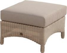 5 seater with 4 cushions 89459 Quinta footstool 60 x 60 x 30 cm.