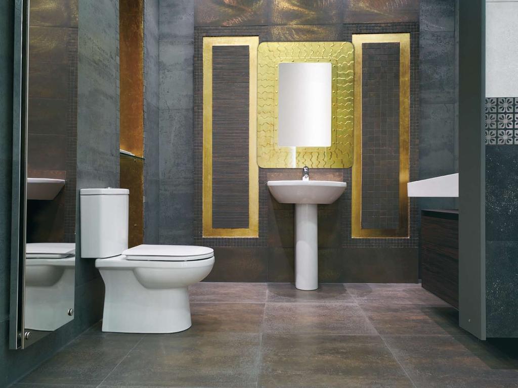 MILITOS Militos line of PYRAMIS sanitary ware is distinguished by its simplicity of style combined with its