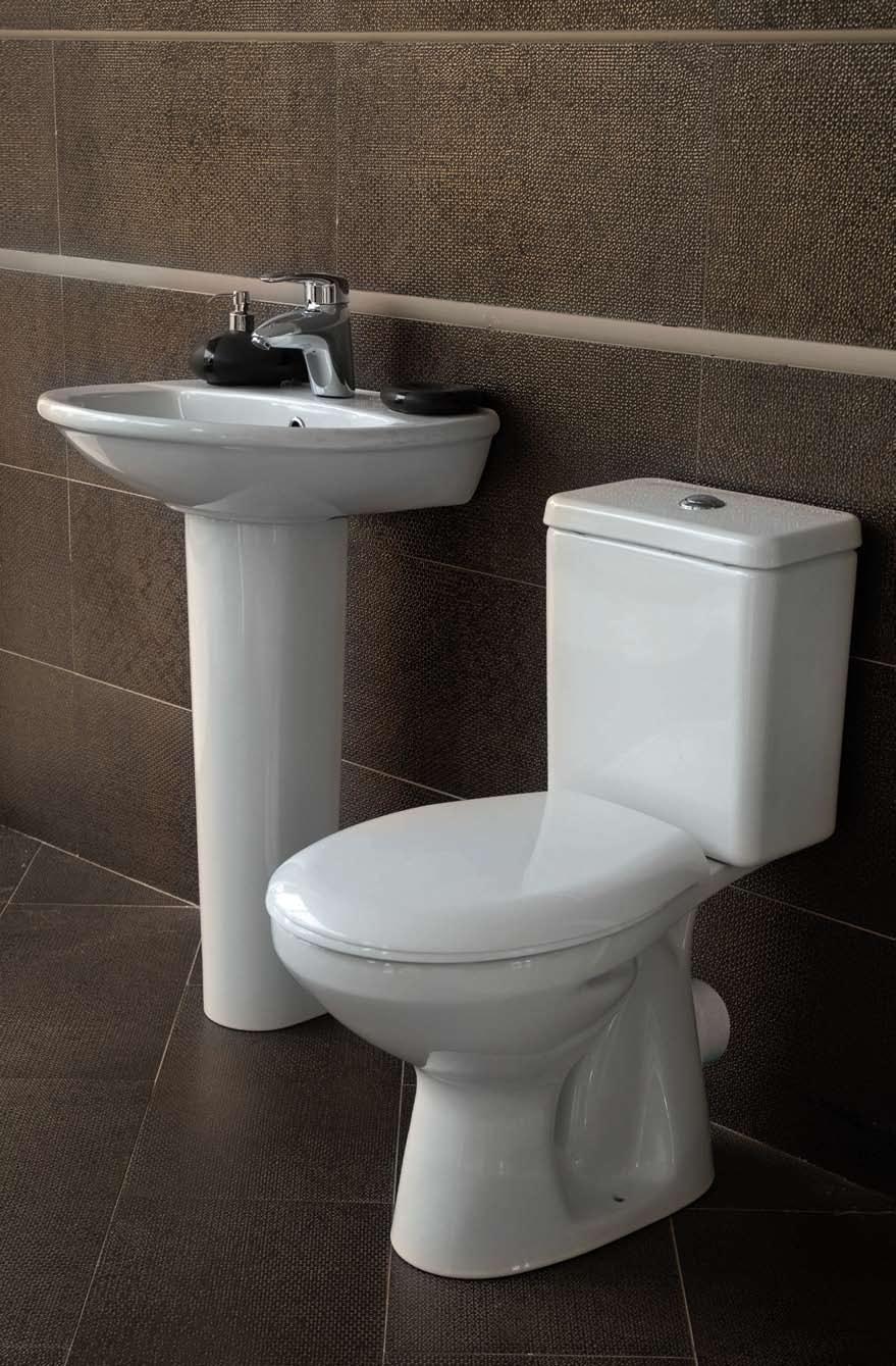 TROY Troy is the most cost effective choice of PYRAMIS sanitary ware.
