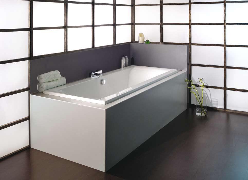 elegancia BATHROOM Elegancia bathtubs are a centerpiece in the bathroom. With their robust forms and classy design, they bring harmony and elegance to the needs of daily hygiene.