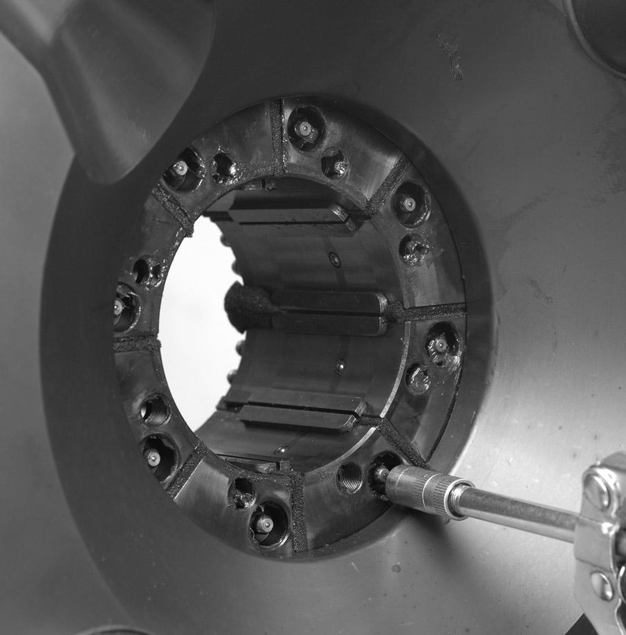Lubrication Lubricate sliding surfaces of die cone whenever they become shiny or approximately every 250 crimp cycles.