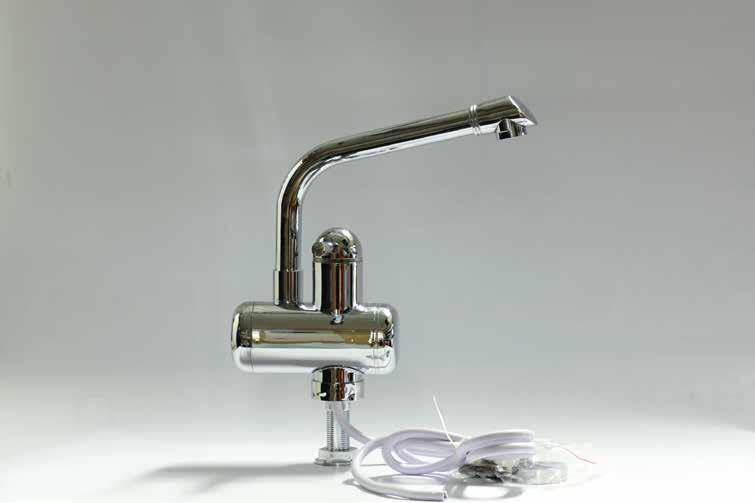EHT50B Hand Wash Electric Hot Water Tap Hot water at the turn of a tap without the need for storage!