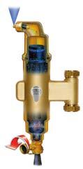 SpiroCombi - deaerators and dirt separators Spirotech offers an extensive range of SpiroCombi deaerators/dirt separators, especially designed for the simultaneous removal of air and dirt.