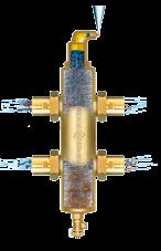 SpiroCross - hydraulic deaerators and dirt separators A good hydraulic balance is highly important for HVAC and process systems with