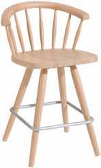 40-1/8" 18-5/8" 22-3/4" 30" Traditional beauty combined and sturdy construction, this barstool