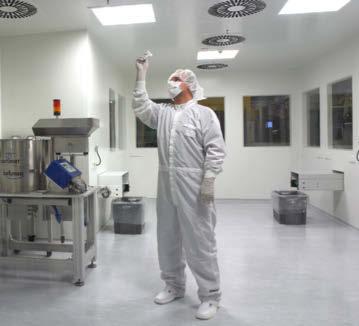 Applicationspecific: required clean room conditions Class according to EN ISO 14644 ISO 1 ISO 2 ISO 3 ISO 4 ISO 5 ISO 6 ISO 7 ISO 8 ISO 9 Maximum value for particles per m³ of air 0.1 µm 0.2 µm 0.