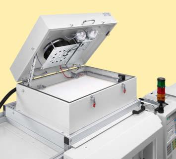 In order to exclude sources of contamination and to establish a sufficiently clean production environment, our ALLROUNDER injection moulding machines can be adapted individually by means of