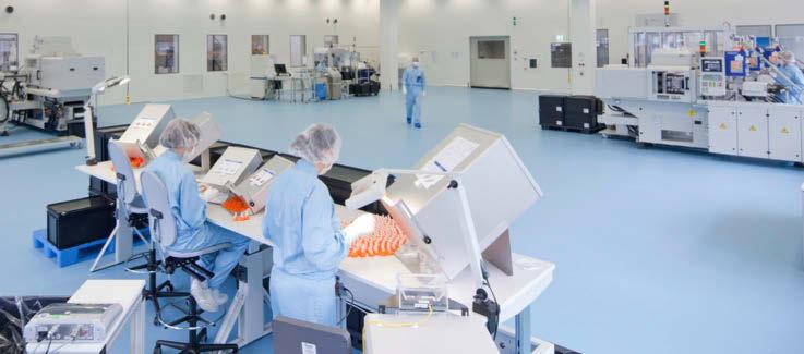 It is particularly suitable for injection moulding companies which produce with a very large number of machines under identical clean room conditions.