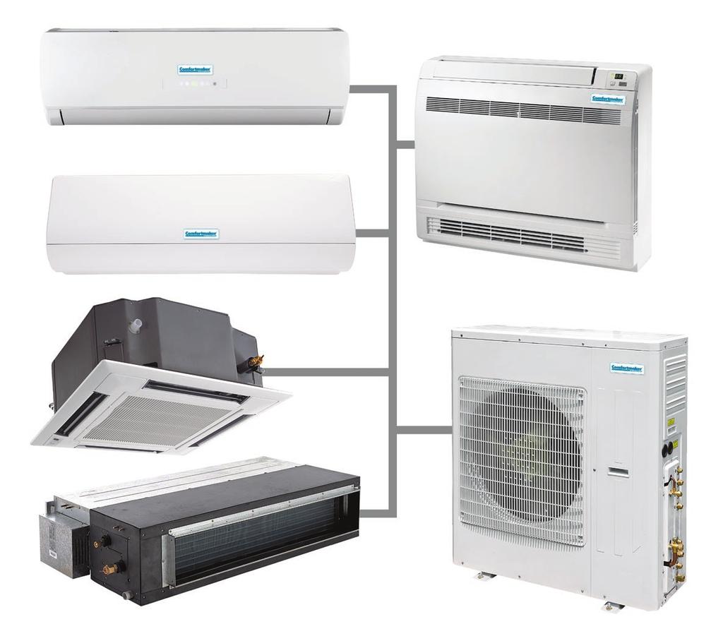 Ductless Heating & Cooling Systems Flexibility Comfortmaker Ductless Systems can be easily integrated into any home, no matter the demands of the space.