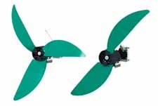 ATEX and FM versions Self-cleaning propeller with helix hub Easy-to-install propeller attachment Stationary installation on walls Flexible installation Single-stage planetary gear for adjusting the