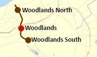 Woodlands North MRT station.