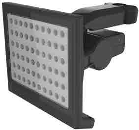 floodlight which can be programmed to operate during low light level.