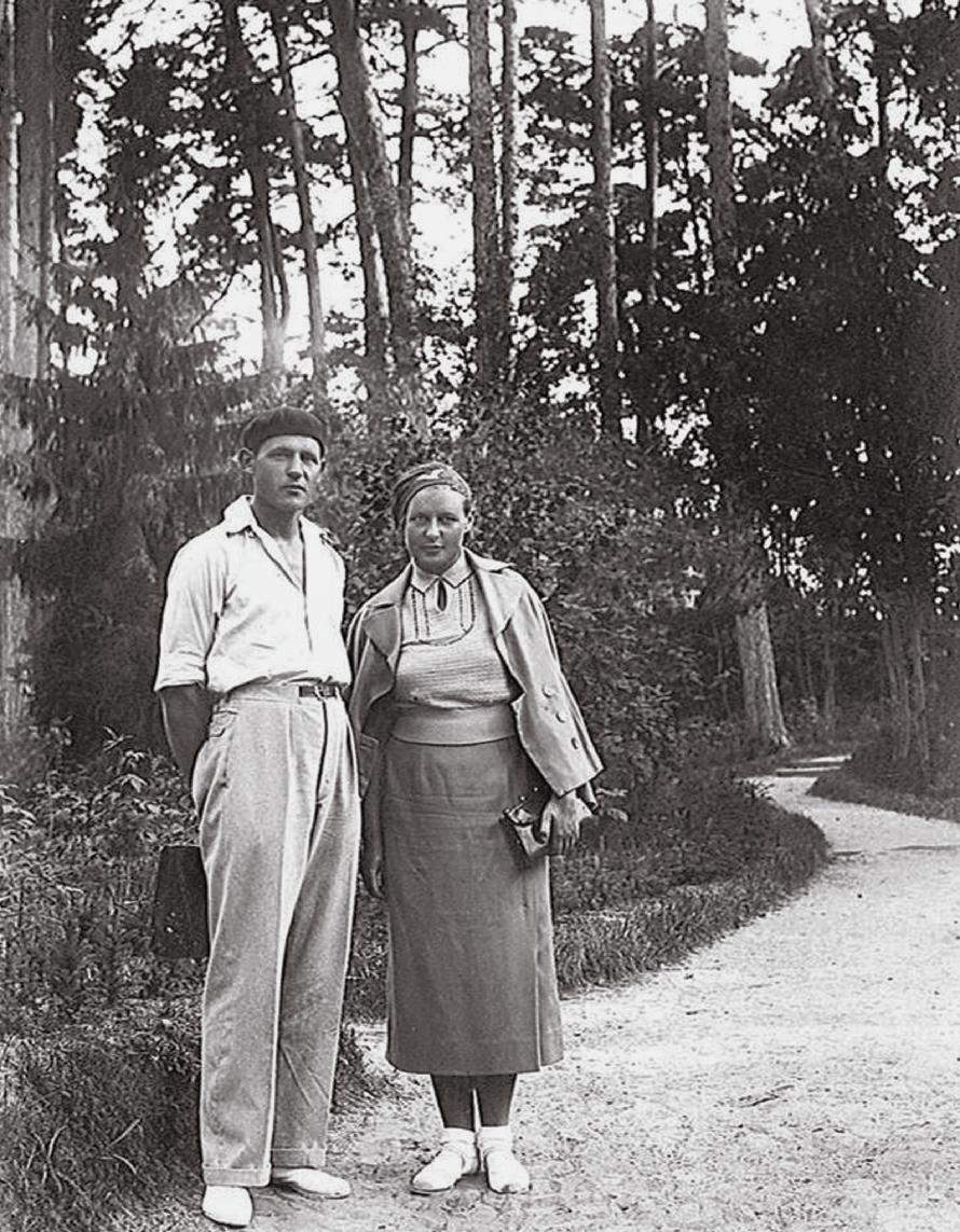 Jonas Žemaitis su seserimi Kotryna Palangoje