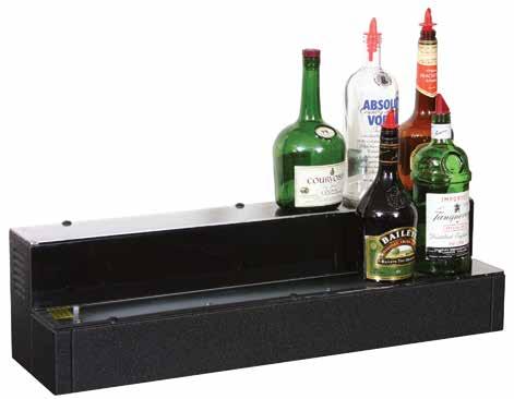 Two Zone Coolers Lighted Liquor Displays Two Zone Coolers allow you to