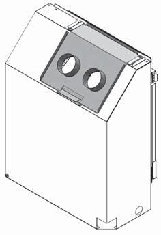 QUALIFIED Overview Co-Linear as supplied Venting options Rear view Co-linear appliance, as supplied (2 x 3 diameter liners) Note: 536/541/563 fronts require a