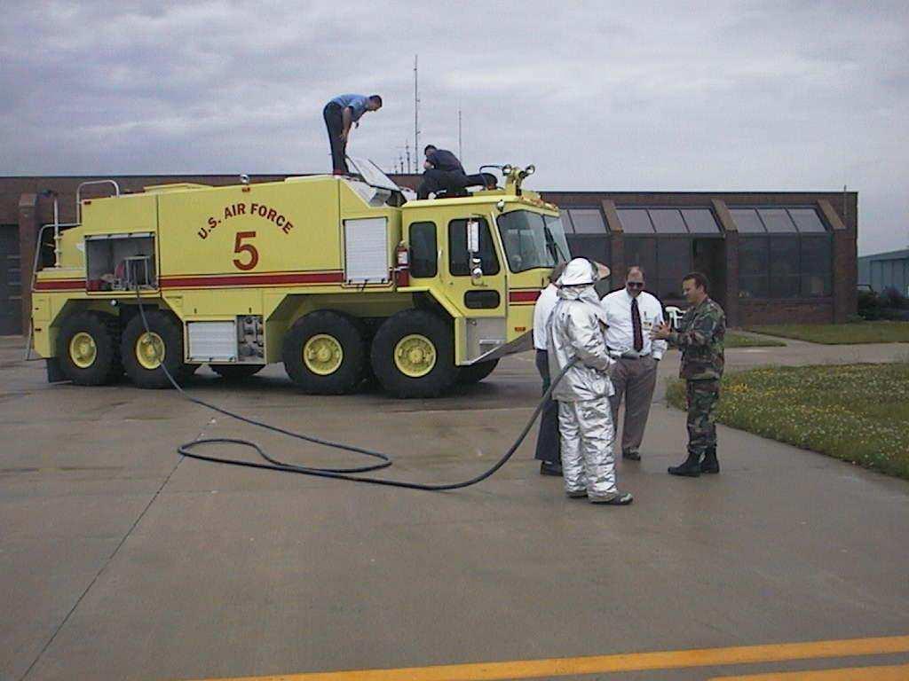 DISCHARGE OF AGENTS A test of firefighting systems may be better
