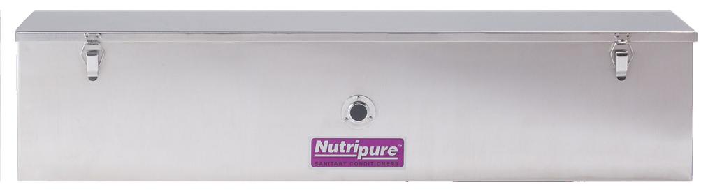 SPECIFICATIONS Figure 2 - Nutripure 2B-SC Ultraviolet Sanitary Conditioner (shown) Nutripure 2B-SC and 3B-SC Ultraviolet Sanitary Conditioners are connected directly to liquid storage tanks.