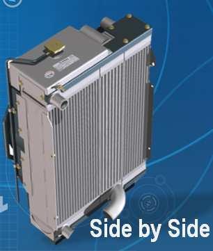 Combi Coolers - Examples Radiator / Oil Cooler / Charge Air Standard Waved Construction