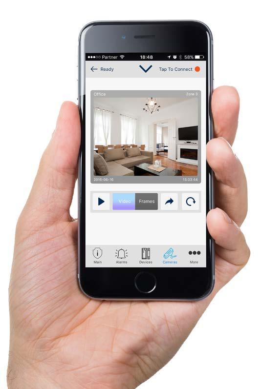 Mobile App VisonicGO is the mobile app that gives your customers peace of mind about their home and business security wherever they are.
