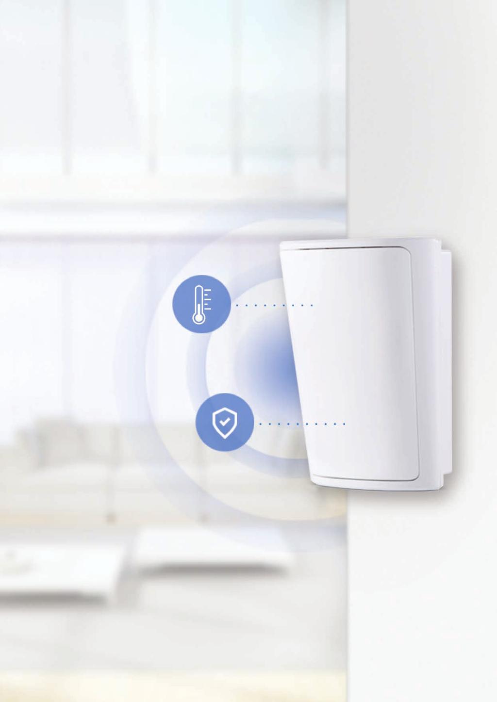 NEW MP-802 PG2 Smart Motion Detector More Secure, reliable and attractive than ever Temperature