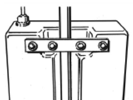 Push it firmly into position and turn it counterclockwise until it locks in place (Fig. 2). To remove: Tip the machine back so it rests on the handle and wheels.