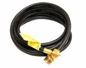 F273733 Stay A While (5 Propane Flexible Pigtail Hose Assembly: Soft Nose Excess Flow P.O.L.