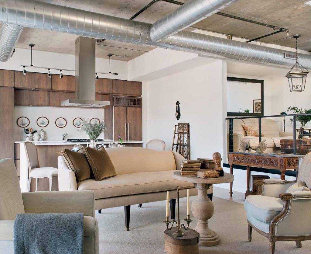practical magic with comfortable furnishings and a flexible floor plan, a washington, d.c., loft maximizes every inch to suit an executive s commuting lifestyle.