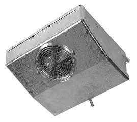 TL Thin Profile Electric Defrost Reach-In Unit Cooler Electric defrost ensures positive heat source Built-in fan delay allows coil to be chilled before returning to the normal cooling cycle Defrost
