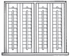 Certain configurations optimize the integrity of the shutter, while others optimize functionality, so the first step in choosing the right configuration is to determine how you want your shutters to