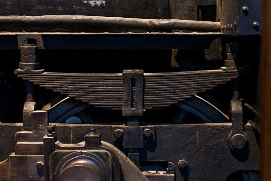 of a steam locomotive.