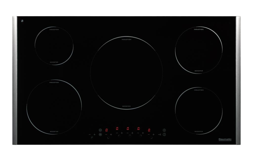 User Manual for your Baumatic BHI900SS 90 cm Touch control induction zone hob NOTE: This User Instruction Manual contains important information, including safety & installation points, which will