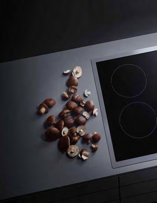 Induction cooktop CI 491. The CI 491 induction hob that is extra-wide and suitable for the largest of cookware, yet minimalistic with it's simple stainless steel frame.