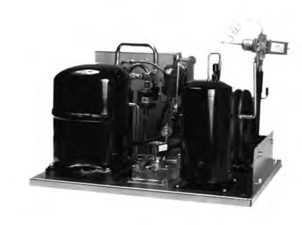 Water-Cooled Condensing Units ½ - 6 HP Overview Section 2 Product Description: The 1/2 through 6 HP water cooled condensing unit product line features hermetic and scroll compressors.