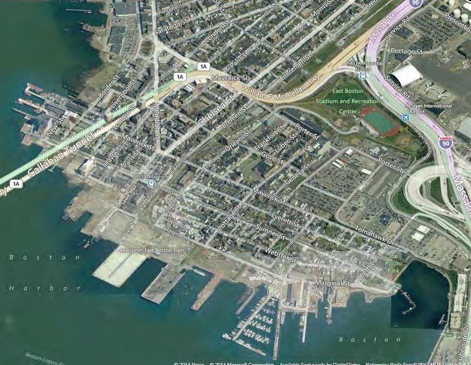 City of Boston East Boston Waterfront: With approximately 650 housing units already in the pipeline, the 167 acre East Boston Waterfront priority development area is poised to become the next