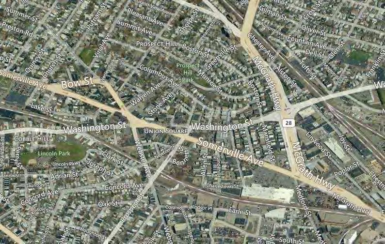 City of Somerville Union Square: The third of the adjacent transformational areas in Somerville, Union Square will also be the beneficiary of a new Green Line station in the years to come.