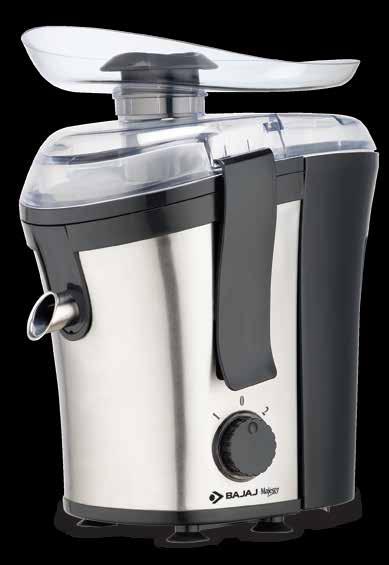 JEX 15 Juicer Stylish design with SS brush finish Double lock for enhanced safety 2 speed control