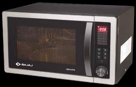 2504 ETC Microwave Oven Convection type Electronic controls Multi-power level 95 minutes digital timer Auto cook Combination